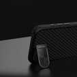 Carcasă pentru iPhone 16e, carcasă blindată Nillkin, Carboprof Case, pentru Magsafe, negru