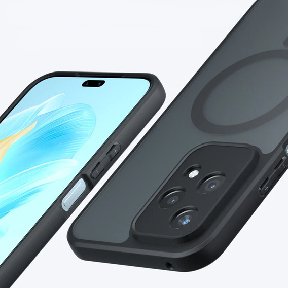 Husă pentru Honor 200 Lite, Fusion Hybrid Case, pentru MagSafe, negru
