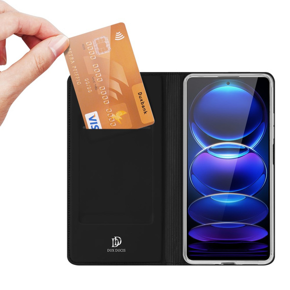 Dux Ducis Huse pentru Xiaomi Redmi Note 12 Pro+ 5G, Skinpro, negru