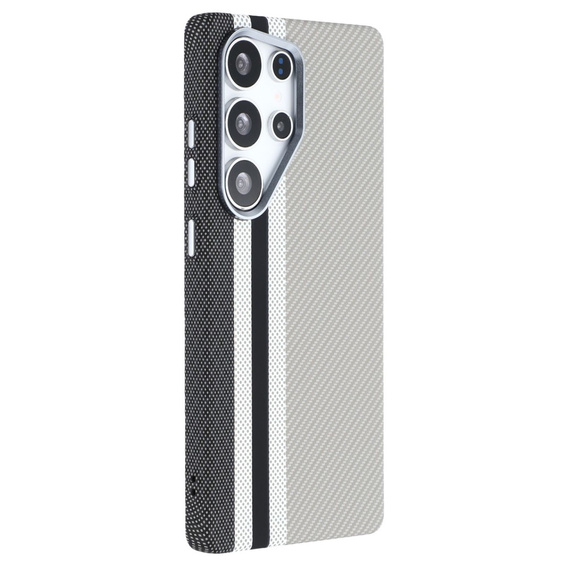 Carcasa pentru Samsung Galaxy S25 Ultra, Carbon Fiber MagSafe, gri
