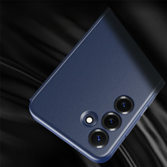 Husă din piele cu fereastră Smart View pentru Samsung Galaxy S25 FE