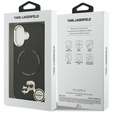 Karl Lagerfeld Karl & Choupette Heads Pins & Logo MagSafe Case pentru iPhone 17