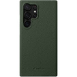 Carcasă MELKCO pentru Samsung Galaxy S24 Ultra, din piele, verde
