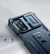 Husă blindată pentru Samsung Galaxy A16, Dexnor Full Body (Two Frames), albastru închis