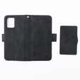 Cu clapetă pentru Motorola Moto G54 5G, Card Slot, negru