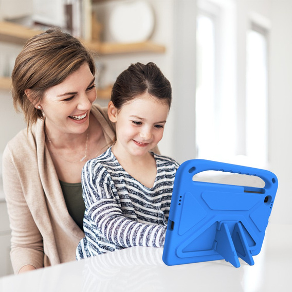 Husă pentru copii pentru Samsung Galaxy Tab S6 Lite 2022 / 2020, husă pentru copii cu mâner, albastru
