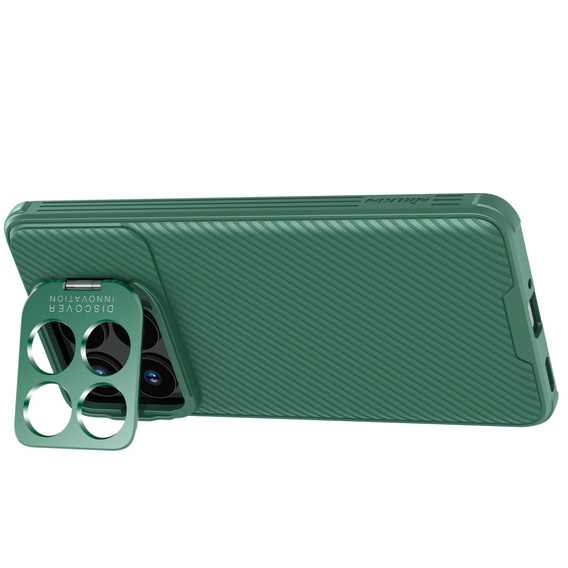 Husa pentru Xiaomi Poco F6 Pro, blindată Nillkin, CamShield Prop, verde