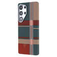 Carcasa pentru Samsung Galaxy S25 Ultra, Carbon Fiber MagSafe, roșu / verde