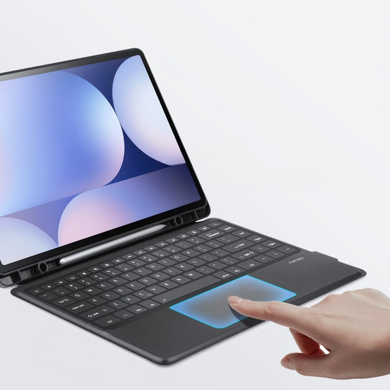 Husă pentru tastatură pentru Samsung Galaxy Tab S8 Ultra / S9 Ultra / S10 Ultra, Dux Ducis DK Series, negru