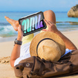 Husă impermeabilă IP68 pentru iPad mini 8.3" 2021 (6 gen.) / iPad mini 8.3" 2024 (7 gen.), negru