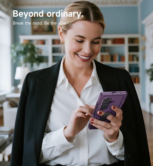 Husă Suritch cu suport 360° și protecție ecran integrată pentru Samsung Galaxy Z Fold7