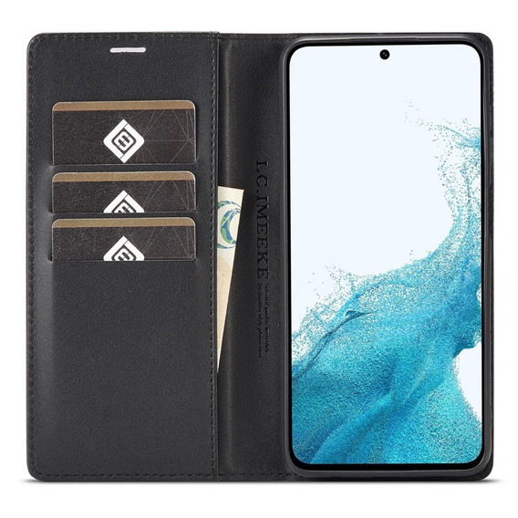Carcasă cu clapetă pentru Samsung Galaxy A36, Carbon LC.IMEEKE, negru