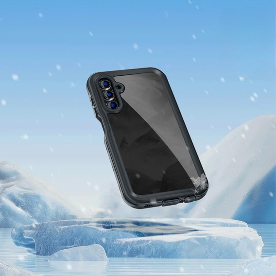 Husă impermeabilă IP68 pentru Samsung Galaxy A15 5G, Redpepper, negru