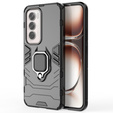 Husa pentru Oppo Reno 12, Military kickstand, negru