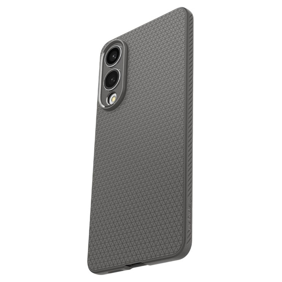 Carcasa Spigen pentru Samsung Galaxy S25, Liquid Air, negru + 9H Tempered Glass