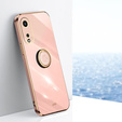 Huse pentru Oppo A78 5G, Electro Ring, roz rose gold