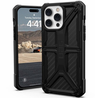 Carcasă Urban Armor Gear pentru iPhone 14 Pro Max, Monarch, carbon negru