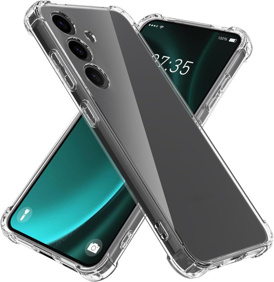 Huse pentru Samsung Galaxy S24+ Plus, Dropproof, transparentă