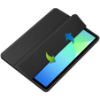 Husă pentru Samsung Galaxy Tab S10 FE+ Plus, Smartcase Hybrid, cu spațiu pentru stylus, negru
