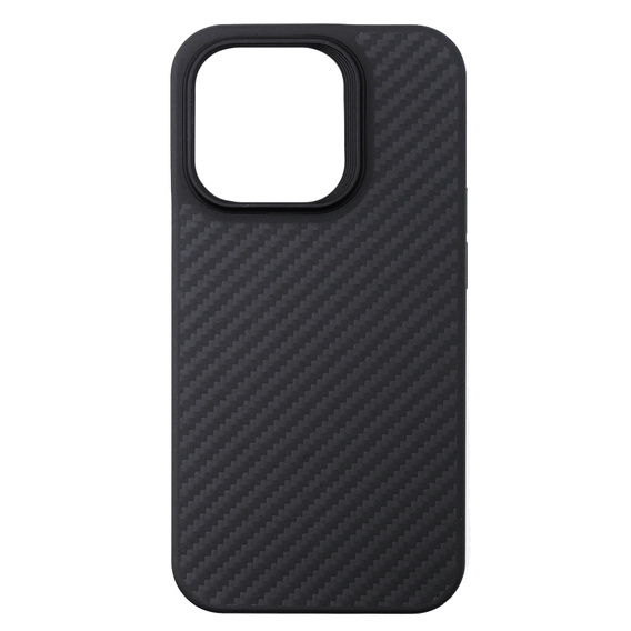 Husă pentru iPhone 15 Pro Max, Aramid Fiber Cover, negru