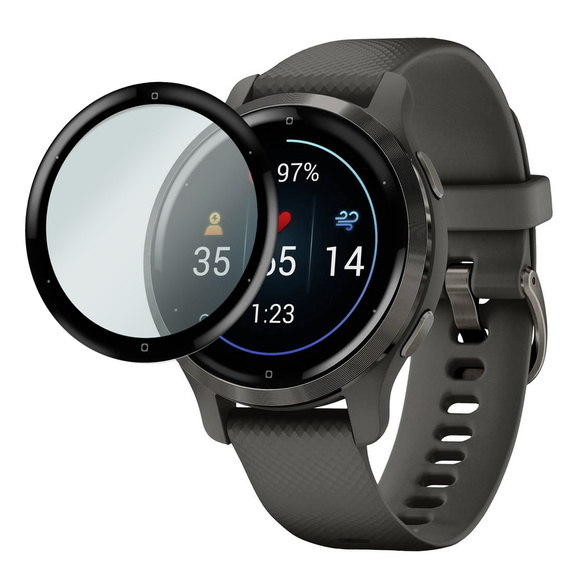2x ERBORD Hybrid Glass pentru Garmin Venu 2S