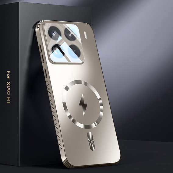 Carcasă pentru Xiaomi 15, MagSafe, titan aur