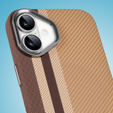 Carcasa pentru iPhone 16, Carbon Fiber MagSafe, galben