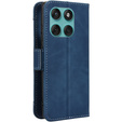 Cu clapetă pentru Motorola Edge 60 / 60 Fusion, Card Slot, albastru închis