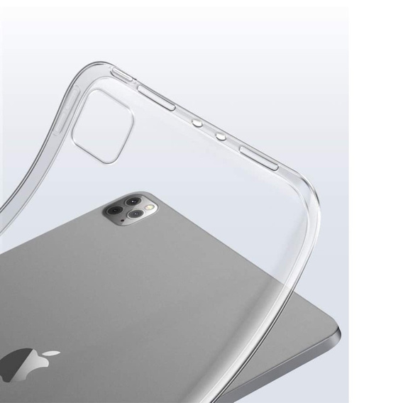 Husă pentru iPad Pro 12.9 2022 / 2021 / 2020 / 2018, silicon, transparentă