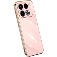 Husă pentru Infinix Note 40 Pro, Glamour CamShield, roz rose gold