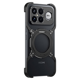 Carcasă metalică cu magnet și suport pentru Xiaomi Poco F8 Ultra