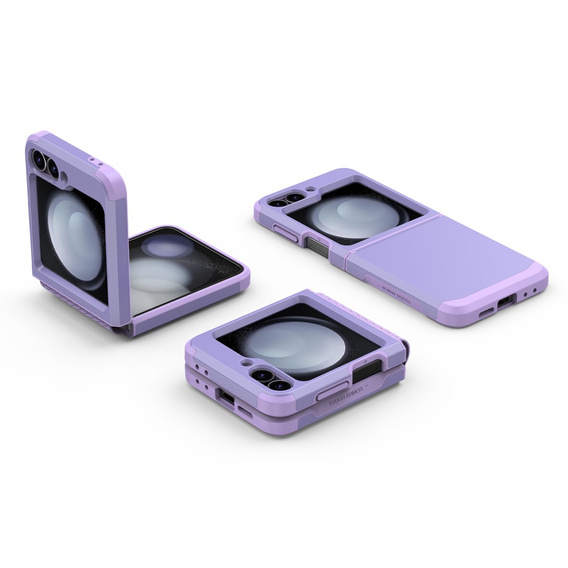 Husa blindată pentru Samsung Galaxy Z Flip7 FE / Z Flip6, Armorl Shockproof, violet