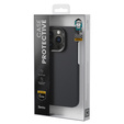 Carcasa BENKS Kevlar pentru iPhone 15 Pro Max, pentru MagSafe, Carbon Fiber, negru