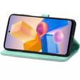 Cu clapetă pentru Infinix Hot 40i, Mandala, verde