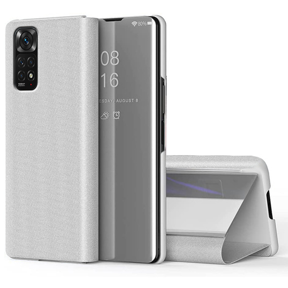 Huse pentru Xiaomi Redmi Note 11 / 11S, Clear View, de argint