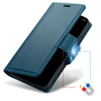 ERBORD Portofel Glossy Litchi cu clapetă pentru Motorola Edge 60 Pro