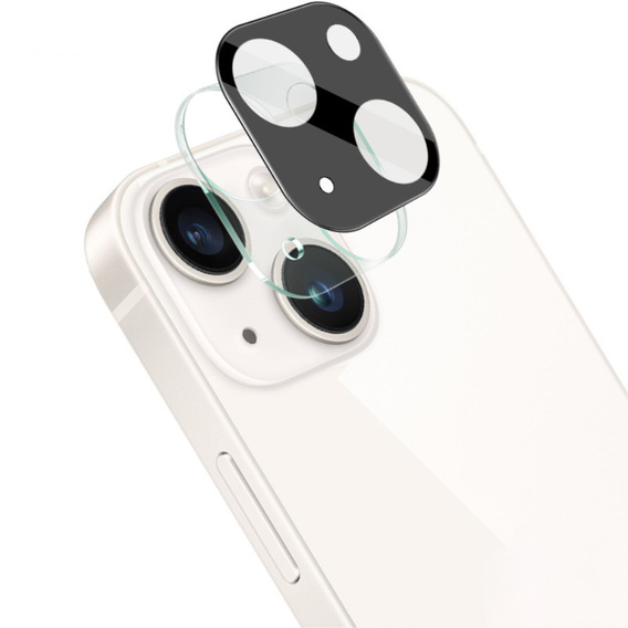 IMAK Camera Glass pentru iPhone 14 / 14 Plus, negru