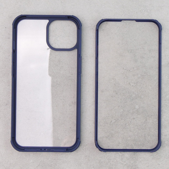 Huse pentru iPhone 14, ERBORD Guardian, albastru închis