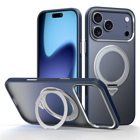 SULADA Magnetic Matte - carcasă MagSafe cu suport pentru iPhone 17 Pro Max
