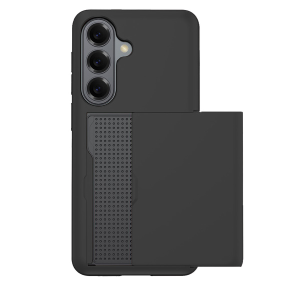 Husă cu suport pentru carduri pentru Samsung Galaxy S26, negru