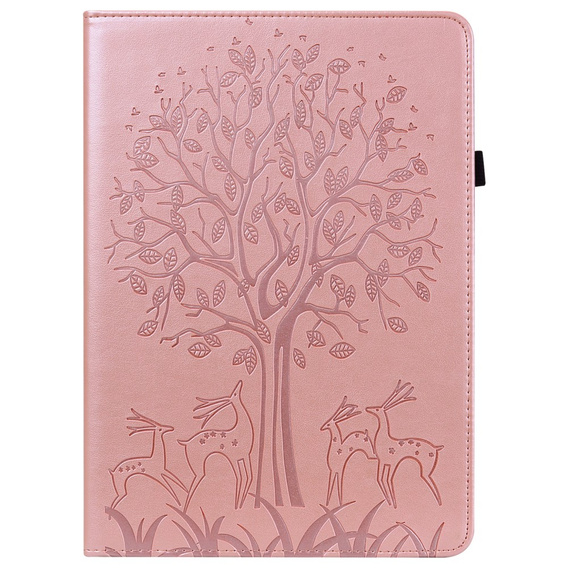 Carcasă cu clapetă pentru Huawei MatePad SE 10.4, tree, roz rose gold