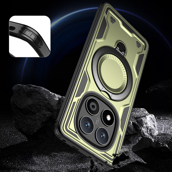 Husă magnetică cu suport pentru Xiaomi Redmi Note 15 Pro Plus 5G / Poco M8 Pro 5G