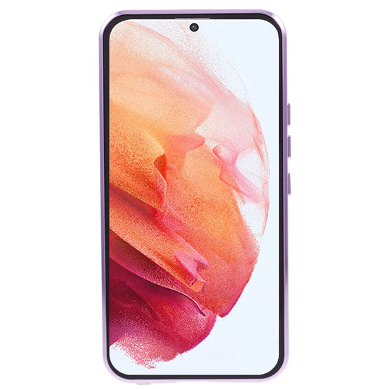 Huse pentru Samsung Galaxy S21, Magnetic Dual Glass, violet