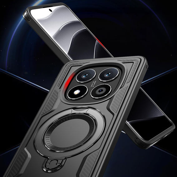 Husă magnetică cu suport pentru Xiaomi Redmi Note 15 Pro Plus 5G / Poco M8 Pro 5G