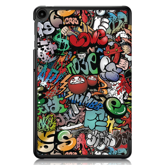 Husă pentru Huawei MatePad SE 10.4 2022, Smartcase, graffiti