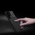 Carcasă blindată Nillkin pentru Samsung Galaxy S23 Ultra, CamShield Pro, negru
