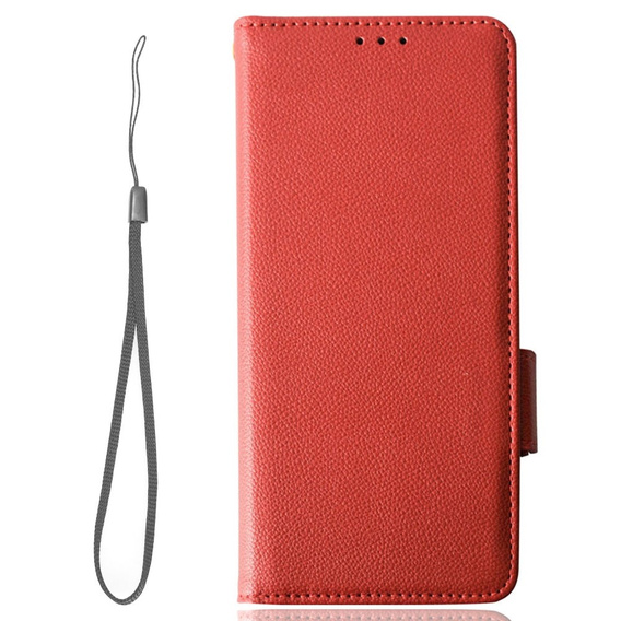 Cu clapetă pentru Xiaomi Redmi Note 12 5G / POCO X5 5G, Wallet Litchi Magnet, roșu