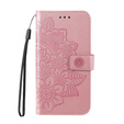 Cu clapetă pentru Samsung Galaxy A13 4G, Mandala Flower, roz