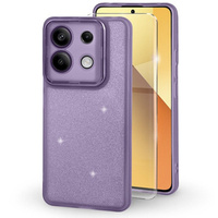 Carcasă pentru Xiaomi Redmi Note 13 5G, Glittery Powder, violet + sticlă călită 9H