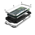 Husă blindată pentru iPhone 12 Mini, R-JUST, de argint